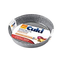 Cuki Vaschette Alluminio - Doppia Forza - 8 porzioni - tonde [TG59G] - 1 confezione da