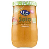 Hero Solo - Omogeneizzato Verdurine con Manzo 100 % BIO - 1 vasetto da