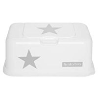 Poll & Poll Porta Salviettine, Bianco/Stella Grigia