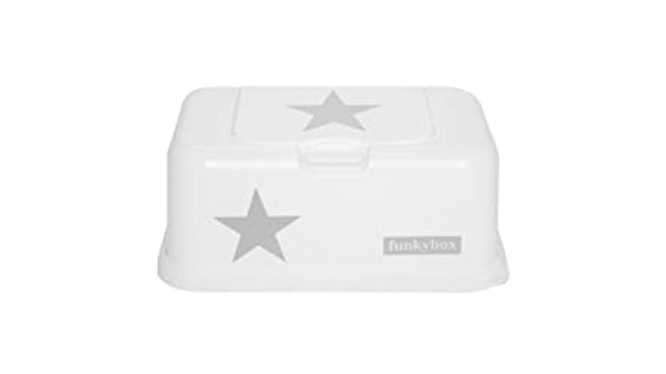 Poll & Poll Porta Salviettine, Bianco/Stella Grigia