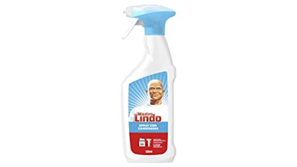 Mastro Lindo Spray Detergente Igienizzante con Candeggina Rimuove le Macchie difficili