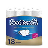 Scottex Scottonelle Carta Igienica Soffice e Trapuntata, Confezione da