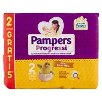 Pampers Progressi Mini, 30 Pannolini, Taglia 2 (3-6 Kg)