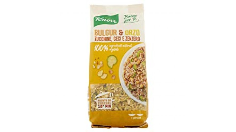 Knorr Cuoci e Gusta - Bulgur, Orzo, Zucchine, Ceci & Zenzero