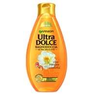 Garnier Ultra Dolce Olio d'Argan e di Camelia Bagnodoccia Satinante Pelle Setosa e Morbida
