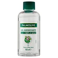 Palmolive, Gel Igienizzante Per Le Mani Profumato Con Timo e Aloe Vera, Disinfettante Antibatterico Composto Per Il 62% Da Alcol - 6 Flaconi Da