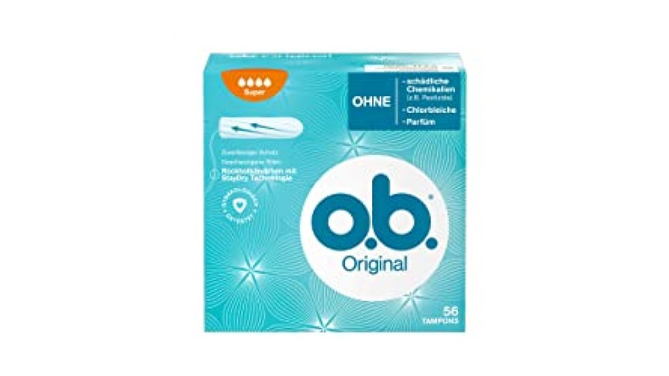o.b. Tamponi Super, Confezione da