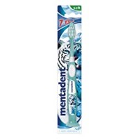 Mentadent - Spazzolino da Denti con ventosa, Colori assortiti