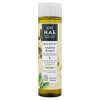 N.A.E. Shampoo Ristrutturante Riparazione per Capelli Secchi, con Olio di Oliva Biologico e Basilico, Formula Vegana