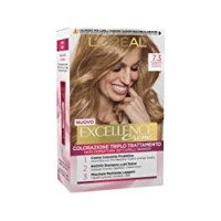 L'Oréal Paris Tinta Capelli Excellence, Copre i Capelli Bianchi, Colore Ricco, Luminoso e a Lunga Durata, 7.3 Biondo Dorato, Confezione da 1