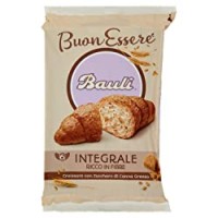 Bauli Croissant Integrale con Zucchero di Canna Grezzo - Linea Buonessere - confezione da