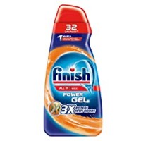 Finish Detersivo per Lavastoviglie, 32 Lavaggi, Powergel, Anti Odore