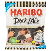 Haribo Dark Mix Gusto Liquirizia Sfuse Caramelle Morbide e Gommose