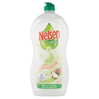Nelsen Nelsen Burro Di Karité, Detersivo Per Piatti A Mano, Rimuove Grasso Ed Incrostazioni, Delicato Sulle Mani, 900Ml