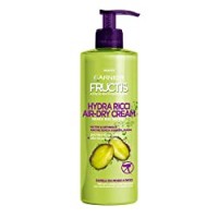 Garnier Fructis Hydra Ricci Air-dry Cream, Trattamento senza risciaquo per capelli da mossi a ricci, Formula arricchita con olio di pistacchio