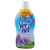 Vernel Vernel Lavanda Ammorbidente Concentrato Lavatrice, Ammorbidente Per Bucato Con Profumazione Fino A 100 Giorni, 1300Ml