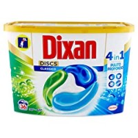 Dixan Dixan Discs Classico, Detersivo Lavatrice Predosato In Capsule 4 In 1, 36 Lavaggi