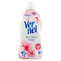 Vernel Vernel Fresh Control, Ammorbidente Lavatrice Con Neutralizza Odori, Freschezza Floreale, Adatto Anche Alle Pelli Sensibili, 1300Ml