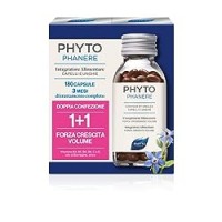 Phyto Phytophanere Integratore Alimentare Naturale Fortificante per Capelli e Unghie, Dona Forza, Crescita e Volume, senza Siliconi, Confezione da