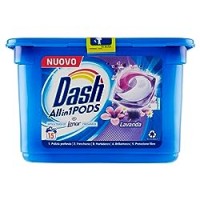 Dash Pods Allin1 Touch Of Lenor Al Profumo Di Lavanda Pods Per Bucato, 15 Lavaggi, Pulizia Straordinaria E Profumo Duraturo
