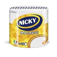 Nicky - Milleusi, Bobina Monorotolo, Guarda La Speciale Trama Super Assorbente A 2 Veli, - 1215 G