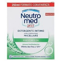Neutromed Detergente Intimo Freschezza, con Complesso Micellare, Azione Antibatterica, pH 3.5