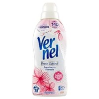Vernel Vernel Fresh Control, Ammorbidente Lavatrice Con Neutralizza Odori, Freschezza Floreale, Adatto Anche Alle Pelli Sensibili, 700Ml