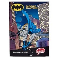 CALENDARIO AVVENTO NATALE CON CIOCCOLATO AL LATTE BATMAN - SUPERMAN