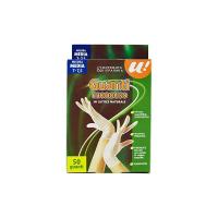 Guanti monouso in lattice naturale misura media 7-7,5 conf. da 50 pz U! Confronta & Risparmia