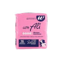 16 ASSORBENTI SOTTILI ANATOMICI CON ALI IN BUSTINE SINGOLE U! Confronta & Risparmia