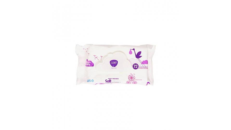 Clendy - Salviettine Baby, Soffici E Profumate Aloe E Comomilla 15X20Cm