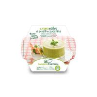 Vellutata piselli e zucchine