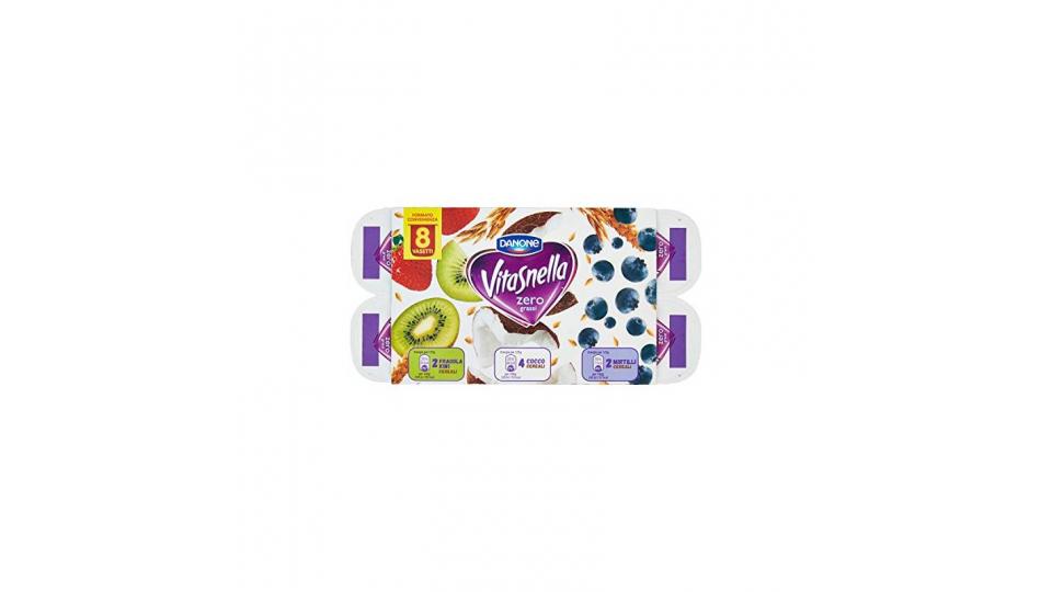 Vitasnella Cereali Mix (Cereali Cocco, Cereali Fragola Kiwi, Cereali Mirtilli, Cereali Frutti Rossi)