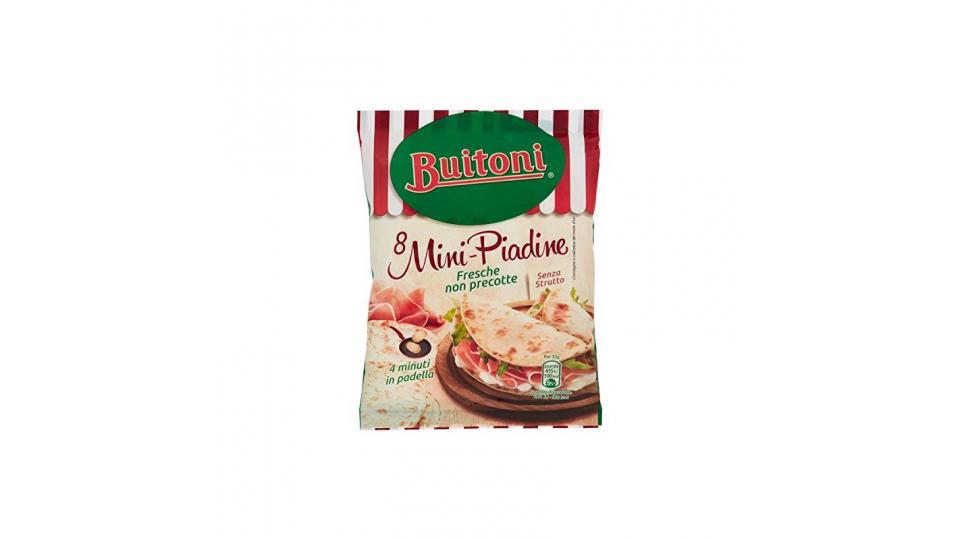 BUITONI - BUITONI MINI-PIADINE Piadine fresche non precotte 8 pezzi