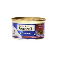 Gourmet - Diamant Con Manzo Prelibato, Alimento Completo Per Gatti