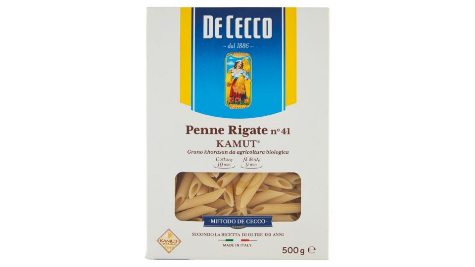 De Cecco Penne Rigate Pasta Kamut Cee, Bio