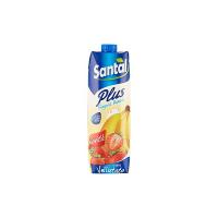 Santal - Succo Plus Fragola Banana, Con Una Goccia Di Latte