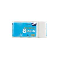 8 ROTOLI CARTA IGIENICA 3 VELI 1280 STRAPPI U! Confronta & Risparmia