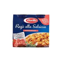 Barilla - Ragù alla Salsiccia, Ricetta Saporita, Carne Selezionata da Filiera Controllata, 2 Porzioni per Barattolo