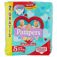 Pampers, Baby-Dry taglia 5 junior (11-25 Kg)