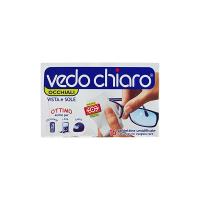 Vedo Chiaro - Salviettine Umidificate, Monouso, per Occhiali Vista e Sole