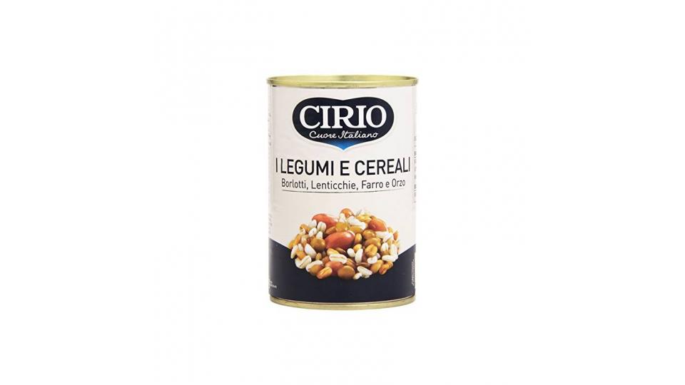 Cirio - Legumi e Cereali, Borlotti, Lenticchie, Farro e Orzo