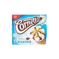 Algida - Cornetto, Gelato alla Panna, Pacco da  6X75 g, totale: