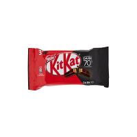 NESTLÉ KITKAT DARK 70% Snack con wafer ricoperto di cioccolato fondente 3 snack da 41,5g