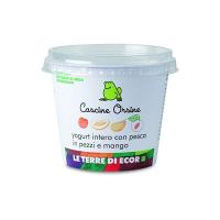 Yogurt intero con pesca in pezzi e mango Cascine Orsine - Terre di Ecor