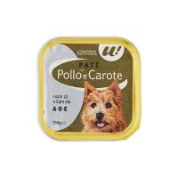 PATE' CON POLLO E CAROTE PER CANE 150G U! Confronta & Risparmia