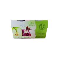 Yogurt magro mela in pezzi e melograno Antico Podere Bernardi 2x125g
