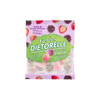 Dietorelle - Caramelle Gelées, Mora e Fragola, con Estratto di Foglie di Stevia 