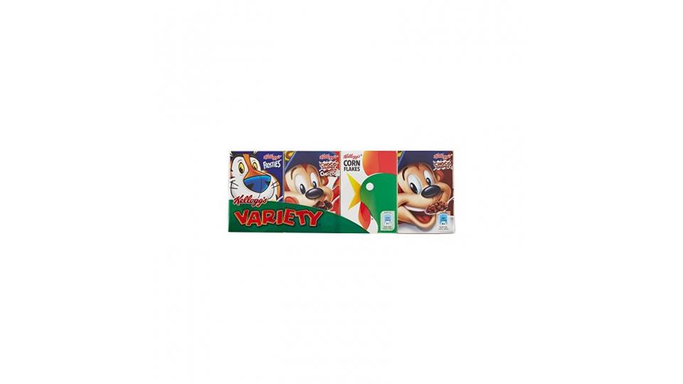 Variety - Cereali, 8 Varie Snack, 4x30g + 2x17g + 25g + 20g, totale: 199 g 