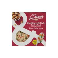 Viva la Mamma Beretta Mix di Frutta Secca Riso Basmati, Pollo, Carote e Piselli
